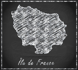 Karte von Ile-de-France