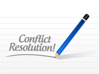 conflict resolution message illustration