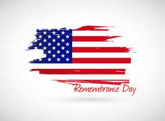 us remembrance day illustration design