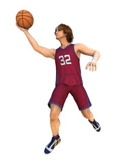 Naklejka premium Basketball Player