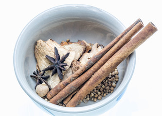 taste of asia, Four kinds of Asian ingredients.