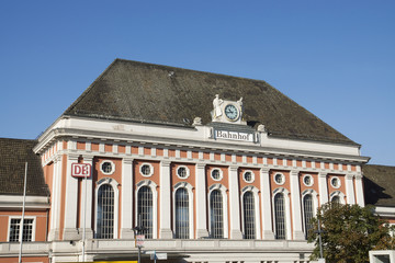 Hauptbahnhof in Hamm, NRW, Deutschland