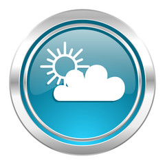 cloud icon, waether forecast sign