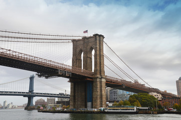 Pont de Brooklyn à New-York - USA