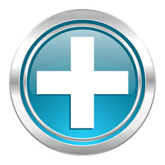 Obraz premium plus icon, cross sign