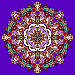 violet colour mandala