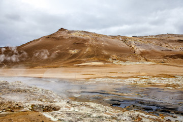 Geothermal landscape in Iceland5