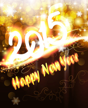 Abstract new year background