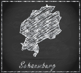Karte von Schaumburg