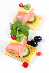 Salmon sandwich