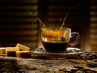 caffe' e zucchero di canna