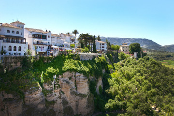 Fototapeta na wymiar Panoramic view of Ronda, Andalusia, Spain