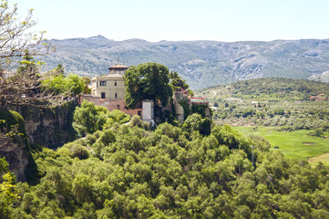 Fototapeta na wymiar Panoramic view of Ronda, Andalusia, Spain