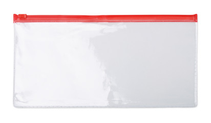 Plastic transparent zipper document  bag © Coprid