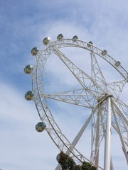 The Melbournestar observation wheel in Melbourne in Australia