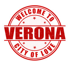 Welcome to Verona stamp