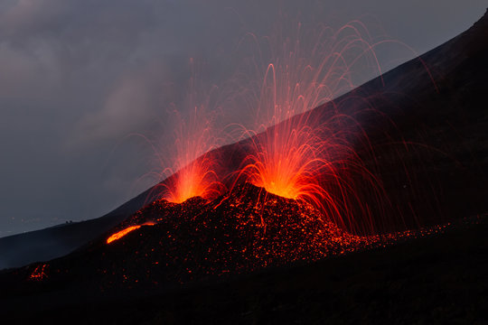 Eruption Etna - 2014