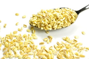 Sonnenweizen auf einem Löffel