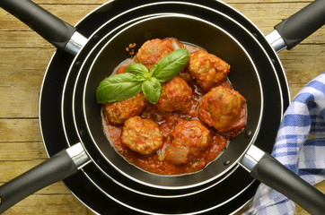 Meatballs in tomato sauce 番茄酱肉丸 Expo Milan 2015 food
