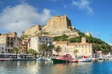 The Port de Plaisance of Bonifacio, Corsica, France