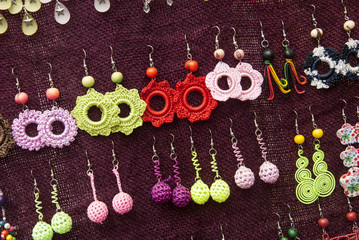 Women Fashion Accessories - Various Items Of Crocheted Earrings