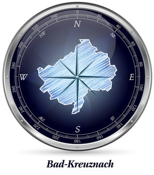 Karte von Bad-Kreuznach