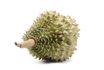 Naklejka na ściany i meble Thai fruit, Durian isolated on white background
