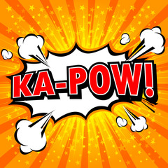 Ka-Pow! Comic Speech Bubble, Cartoon