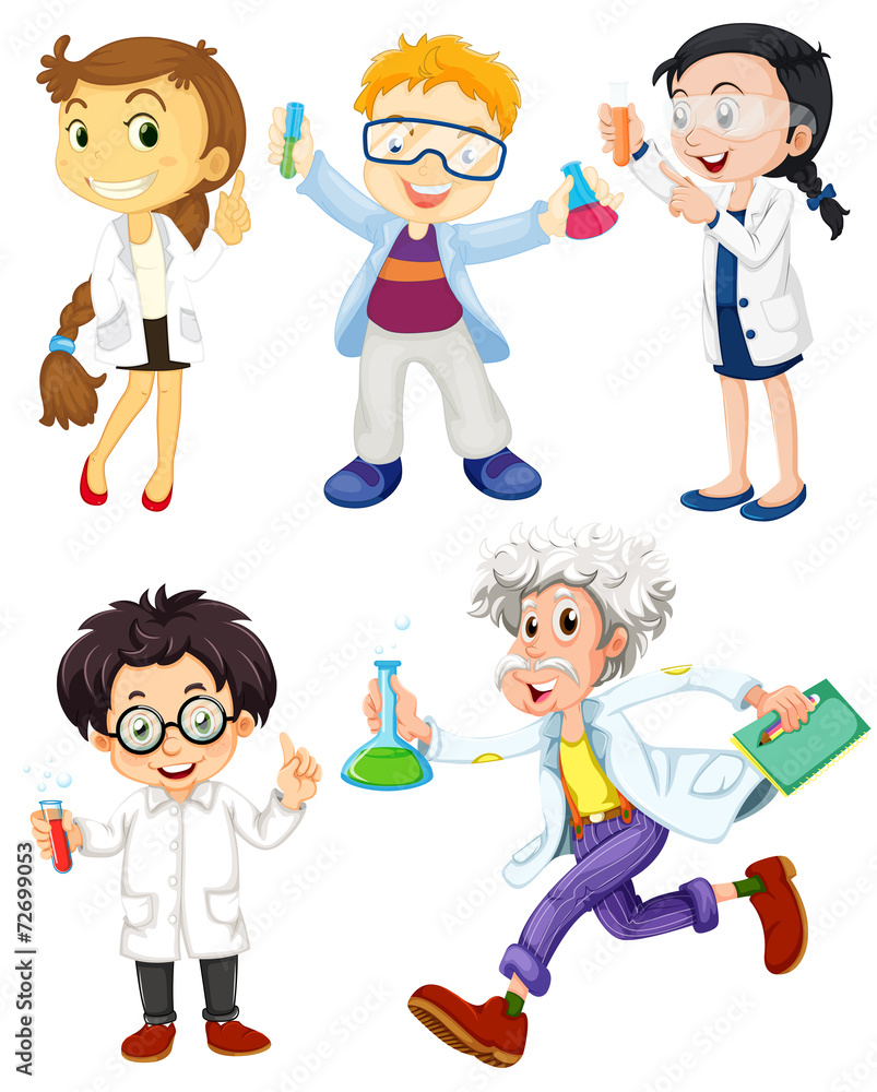 Sticker scientists and doctors