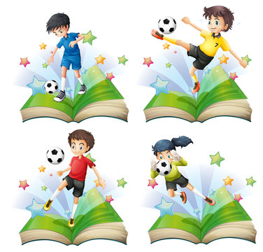 Soccer book set