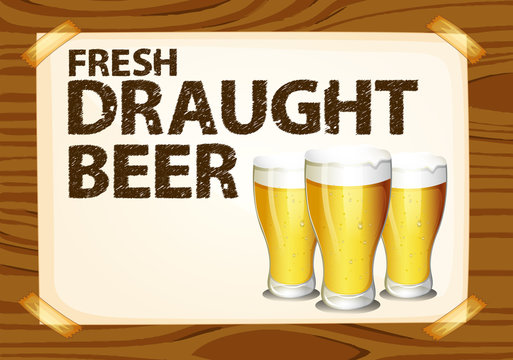 Draught beer