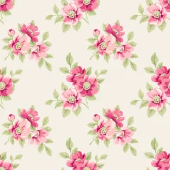 Foto op Plexiglas Floral pattern seamless © Gizele