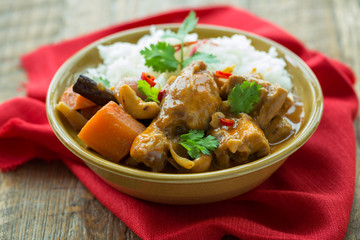 Mussaman curry au poulet