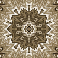 Abstract wavy background, mandala