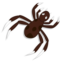 Creepy Spider Vector Art