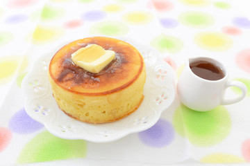 美味しそうなホットケーキ