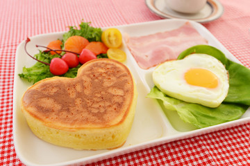 美味しそうな朝食