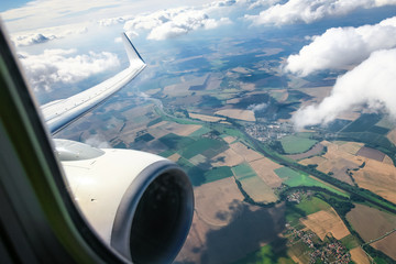 Beautiful cloud sky view from aeroplane window - 72703485