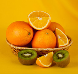 oranges and kiwi