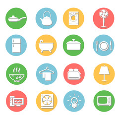 Home Appliances Icons Set