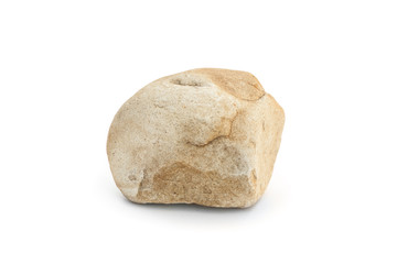 stone on white background