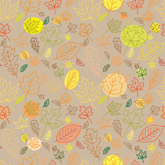 seamless texture of autumn