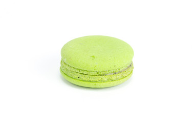 macarons isolated on white background