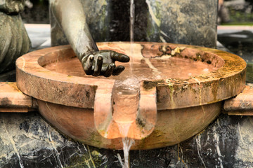 Splashing In The Fountain