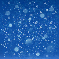 Blue colors winter sky background