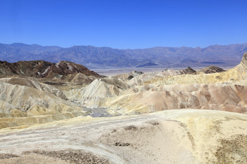 Zabriskie point, death valley