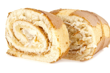 roll on the white background