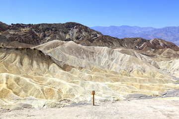 Zabriskie point, death valley
