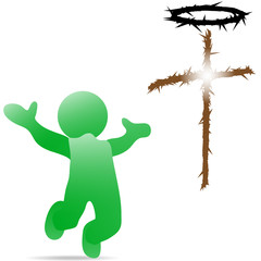 Крест-порсещающий-человека