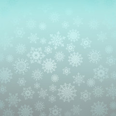Christmas background with snowflakes